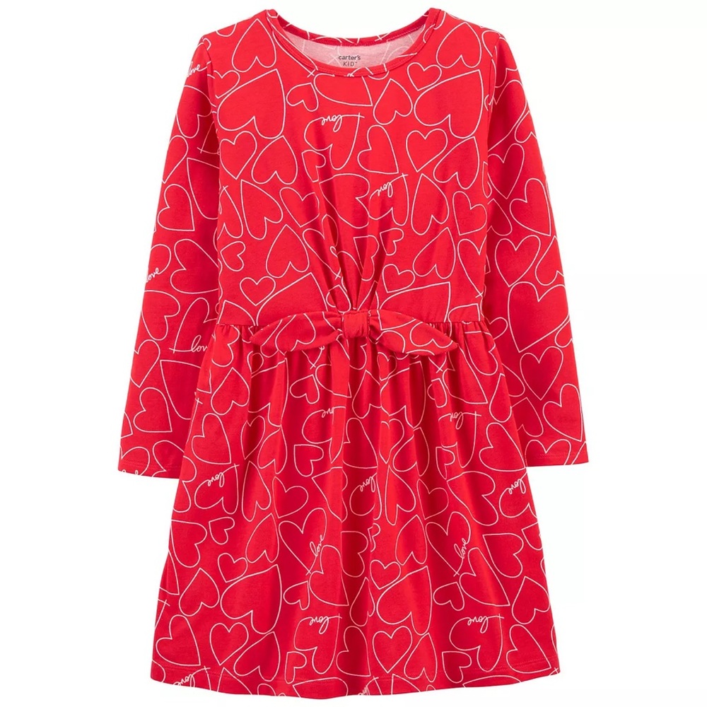 Carter's Heart Print Dress - New